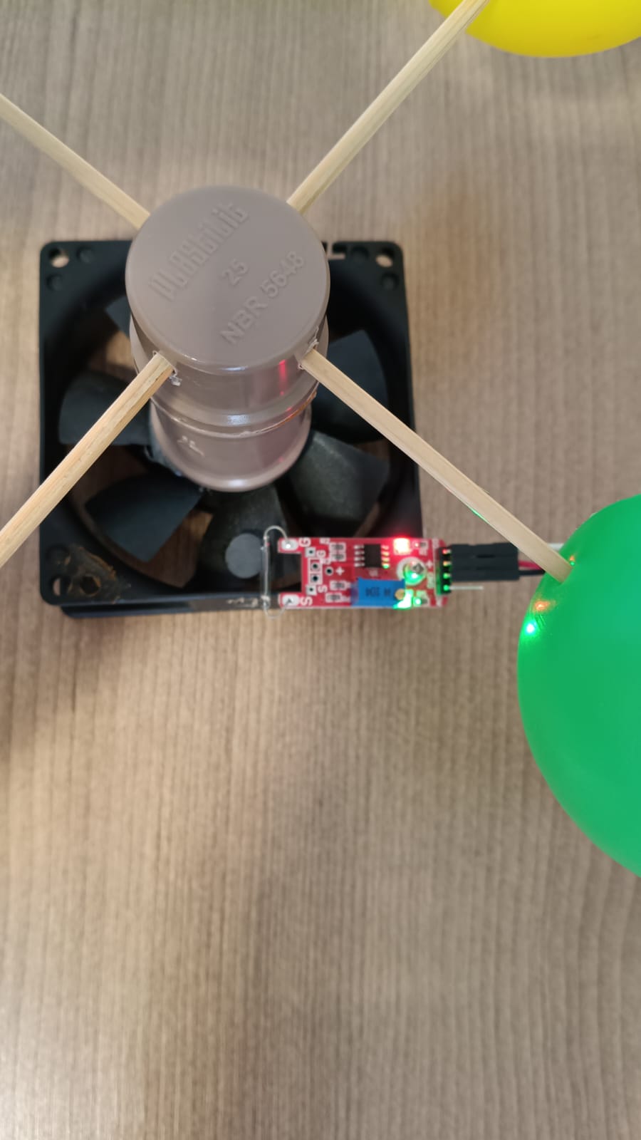 Detalhe do Sensor Hall